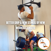 Maximizing training efficiency: enhancing grip strength and challenging muscles with innovative workout angles using Angles90 Wood (Limited Edition) Grips.